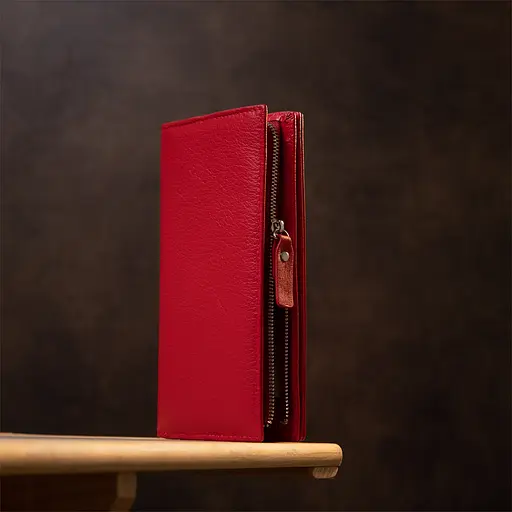 Кожаный женский кошелек ST Leather 10х19х3 см acs0018184 - фото 7