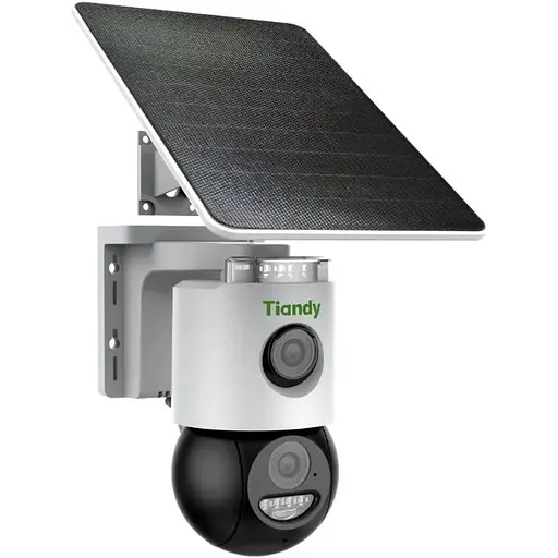 IP камера Tiandy TC-H363U Spec:W/4G/U/SE/4mm/V4.0, 6MP, Fixed Color Maker 4G PT, 4mm, f/1.0, LED20m, DC5V, Batt.10400mAh, Solar panel, IP65, Speaker - фото 2