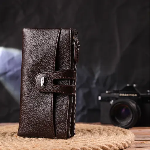 Кожаный женский кошелек Canpellini 19х9.5х1.5 см acs0025140 - фото 7