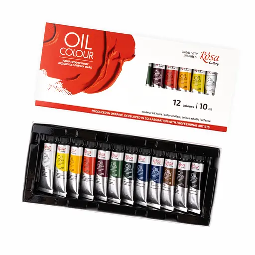 Набор масляных красок 12х10 мл Rosa Gallery - фото 2