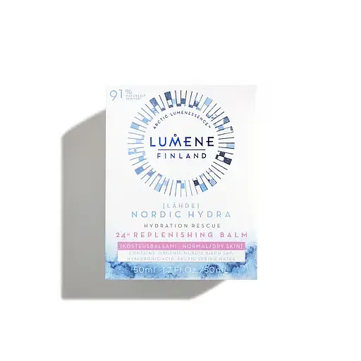 Денний відновлюючий крем-бальзам Lumene Lahde Hydration Rescue 24h для нормальної та сухої шкіри, 50 мл (8000016446513) - фото 3