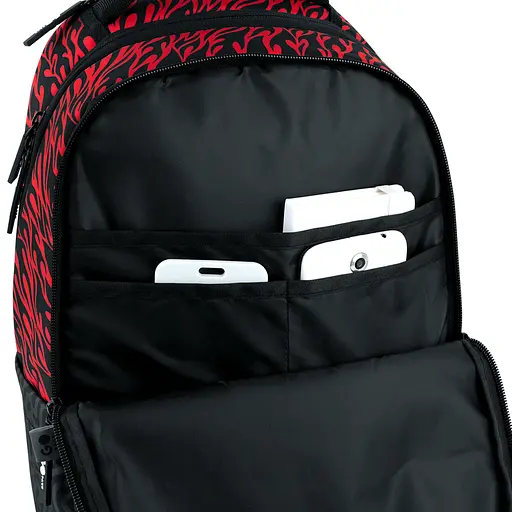 Рюкзак GoPack Teens 135M-4 Чорно-червоний (GO26-135M-4) - фото 10