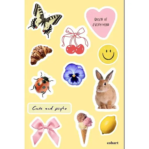Стикерпак Cobart 3Д "Lemon curd"
