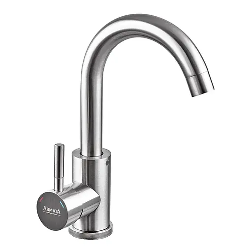 Змішувач для умивальника Armata SUS-001-C нержавіюча сталь CH6478 - фото 1