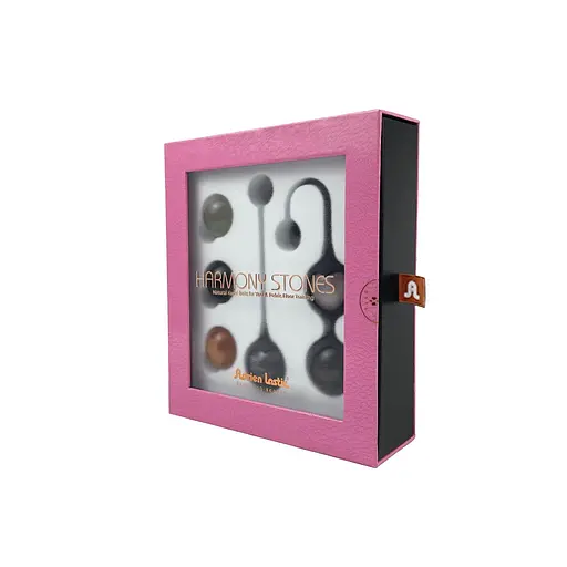Набір вагінальних кульок Adrien Lastic Harmony Stones, 2 шт., чорний - фото 14