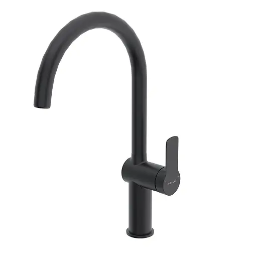 Змішувач для кухні Volle Libra de la noche 1521.110104 Чорний матовий - фото 1