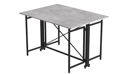 Стіл-книга трансформер Оріон 3 Ferrum-decor 750x1150x880 Чорний метал ДСП Бетон 16 мм (FRD-105087) - фото 4