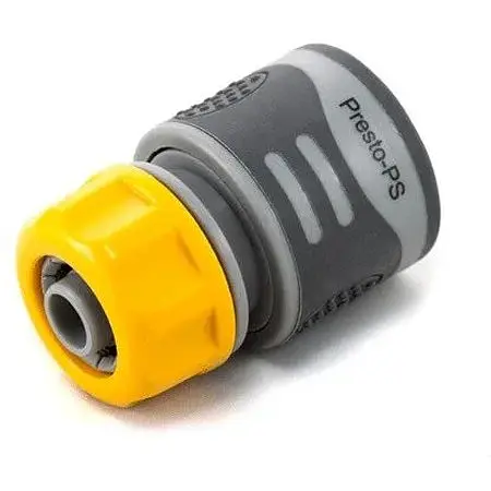 Конектор Presto-PS для шланга 1/2 дюйми без аквастопу серія Soft-Touch (4111T) Упаковка 30 штук - фото 1