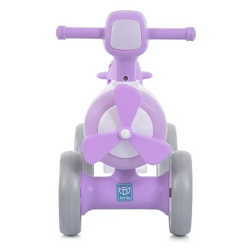 Яскрава каталка-толокар Bambi M 5854E: веселий старт для вашої дитини, білий з фіолетовим - фото 4