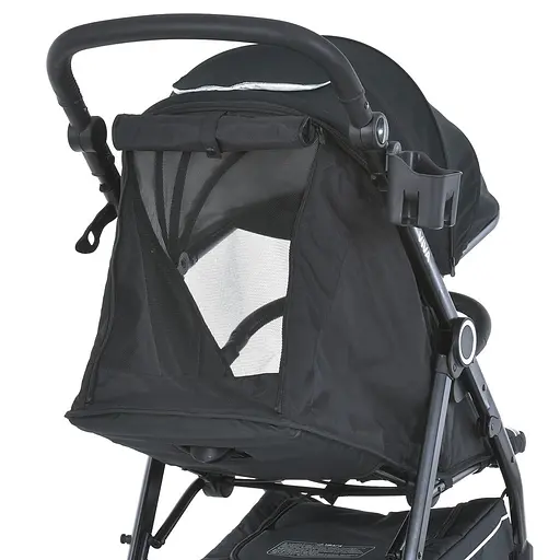 Детская прогулочная коляска-книга Bambi M 5723 Viva Black Черная - фото 6