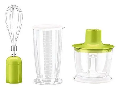 Блендер погружной 3 в 1 SILVER CREST 600W (блендер, миксер, чопер) green - фото 2