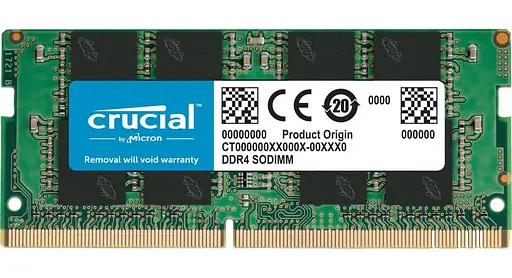 Модуль пам'яті Crucial DDR4 16Gb 3200 MHz Sodimm CL22 (CT16G4SFRA32A) - фото 1