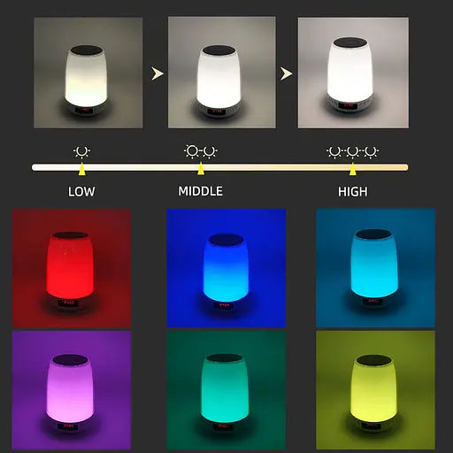 Нічник Kids Dream H03 with Bluetooth and APP 3000 mAh White - фото 5