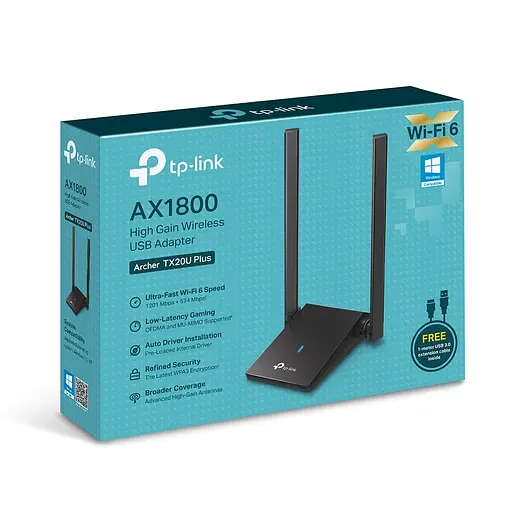 TP-Link WiFi адаптер Archer TX20U Plus AX1800 USB 3.0 - фото 9