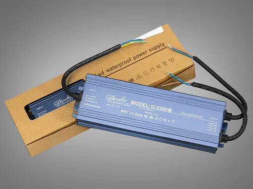 Блок живлення 12 в, для підключення LED стрічки, 300Вт, 25А - фото 1