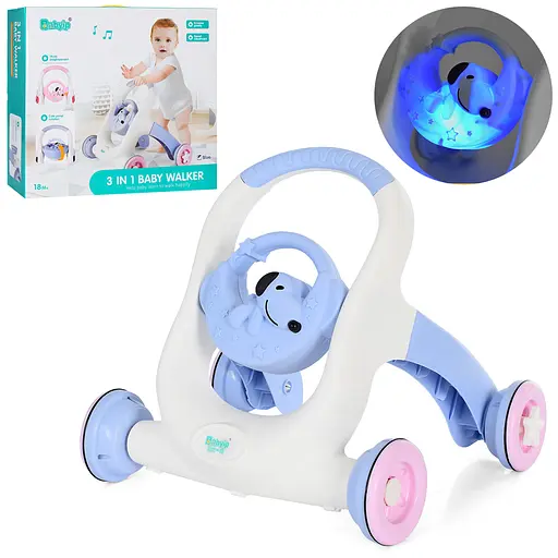 Каталка-ходунки Bambi 6191A Baby IP развивающий центр от 18 месяцев - фото 2