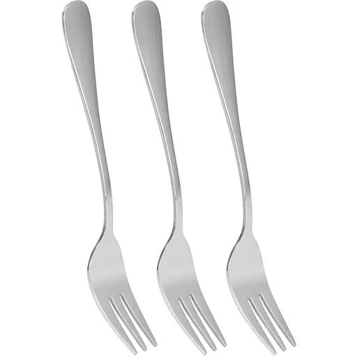 Набір десертних виделок для торту Fissman Flavia 14 см 3 шт. (3043)