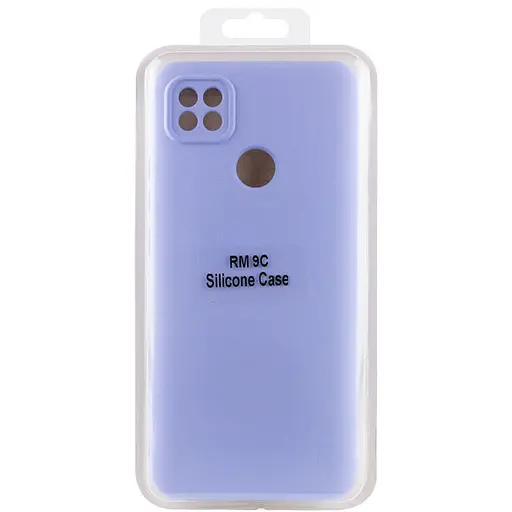 Чохол Silicone Cover Lakshmi Full Camera (AA) для Xiaomi Redmi 10A Бузковий / Dasheen - фото 5