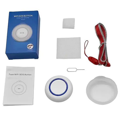 Wifi кнопка SOS для літніх та хворих людей для екстреного виклику допомоги Nectronix SS01, додаток Tuya Smart (100797) - фото 7