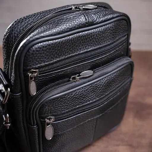 Чоловіча шкіряна сумка Vintage 19х16х4 см sum0012896 - фото 6