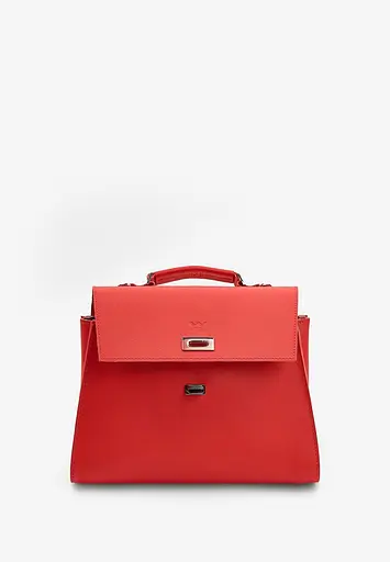 Жіноча сумка Classic червона Saffiano - фото 3