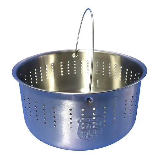 Контейнер из нержавеющей стали для варки на пару для мультиварки D=225/200мм ( для чаши на 5, 6 литров)