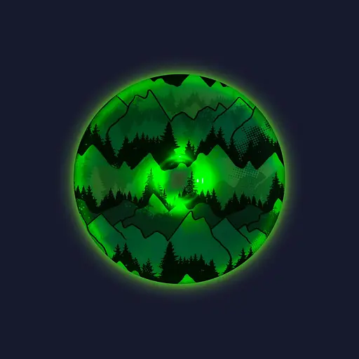 Фрісбі Waboba Wingman UFO Карпатська ніч 15 см з підсвіткою (2986096054272) - фото 2