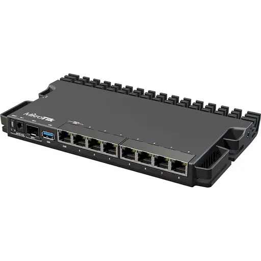 Маршрутизатор Mikrotik RB5009UG+S+IN (7x1GE LAN, 1xSFP+, 1x2.5GE LAN, 1xUSB 3.0, PoE in, DC, 2-pin)
