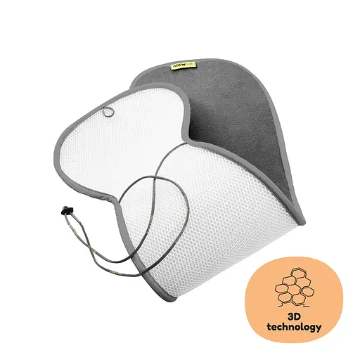 Дышащий вкладыш AeroMoov Air Layer для автокресел группы 2/3 антрацит (AL-2-ANT) - фото 7