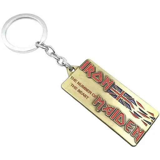 Брелок рок гурту Iron Maiden Залізна діва лого IM 25.105 - фото 1