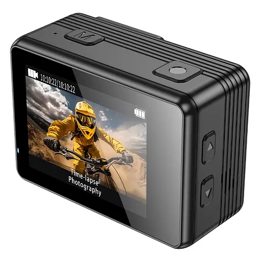 Екшн камера HOCO DV102 4K anti-shake sports camera Black - фото 4