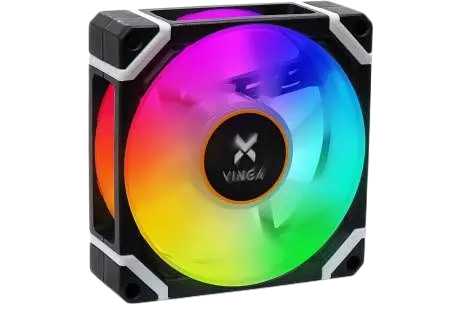 Вентилятор Vinga fan-08 RGB Black