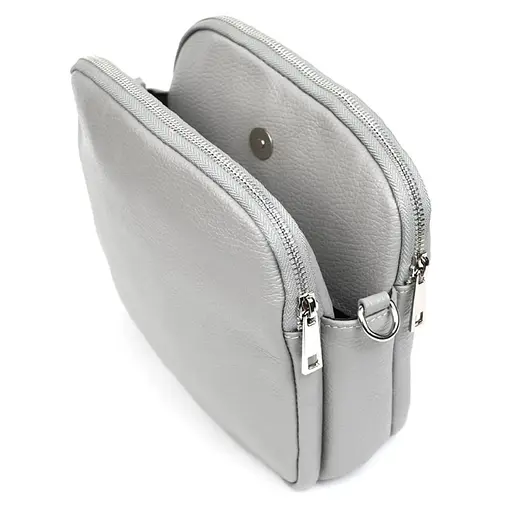 Кожаная женская сумка Virginia Conti 23х18х10 см sum0028537 - фото 6