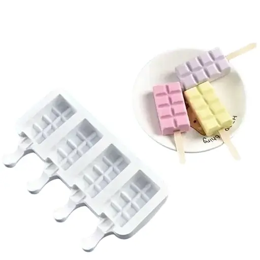 Форма силиконовая Empire Мороженое плитка на 4 изделия 7436