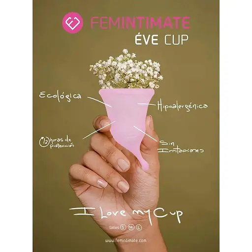 Менструальная чаша Femintimate Eve Cup New размер L объем 50 мл эргономичный дизайн - фото 3