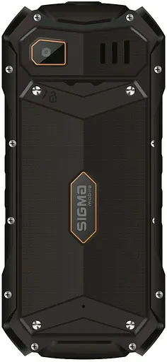 Телефон Sigma X-treme PV68 Black-orange UA UCRF - фото 7