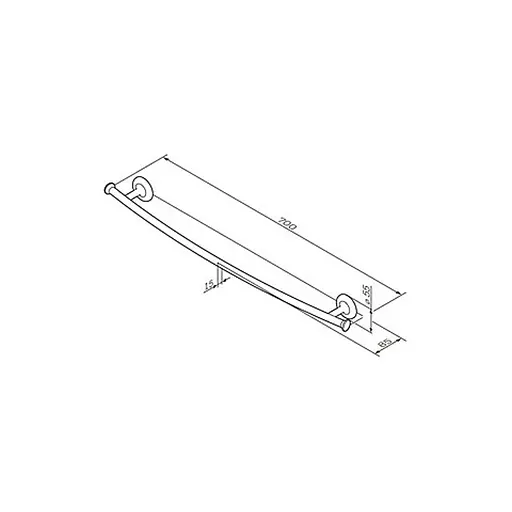 Тримач для рушника AM.PM Like A80346400 Хром - фото 2