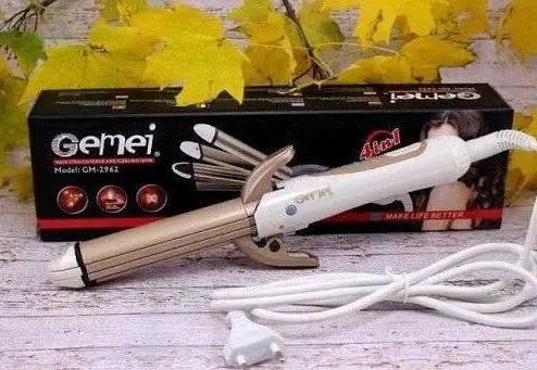 Стайлер плойка для волос Geemy Gm-2962 4 в 1 - фото 4