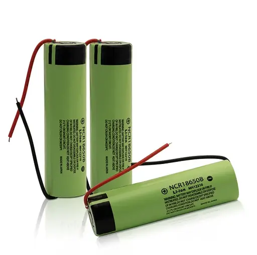 Акумулятор Li-ion 18650 Panasonic 3400 мАг 3,7В + провід DIY (Зелений) - фото 5