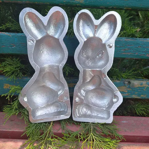 Форма алюмінієва "Зайчик" для випікання святкового цільного кексу 18.5х9х7.5 см, Ласунка Сірий 85018 - фото 2