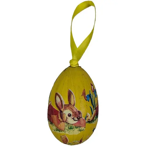 Пасхальный декор яйцо декоративное подвесное - фото 1
