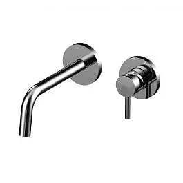 Смеситель для раковины настенный Paffoni Light излив 178 мм chrome LIG105CR70, Хром - фото 1