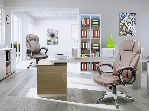 Офисное кресло Sofotel EG-222 Brown - фото 9