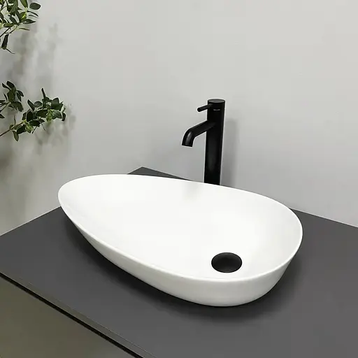 Умивальник VBI Trento 60 white накладний VBI-011904, Білий - фото 1