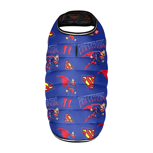 Курточка-накидка для собак Waudog Clothes, малюнок "Сила Супермена", XXS, А 23 см, B 29-36 см, С 14-20 см - фото 2