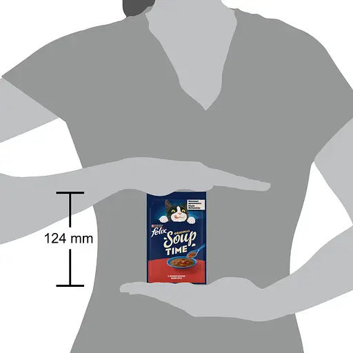 Влажный корм для кошек Felix Soup с говядиной 48 г - фото 4