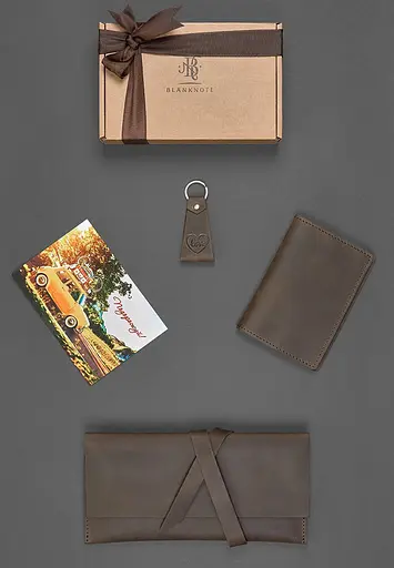 Набір шкіряних аксесуарів для мандрівника Монтеррей - фото 2