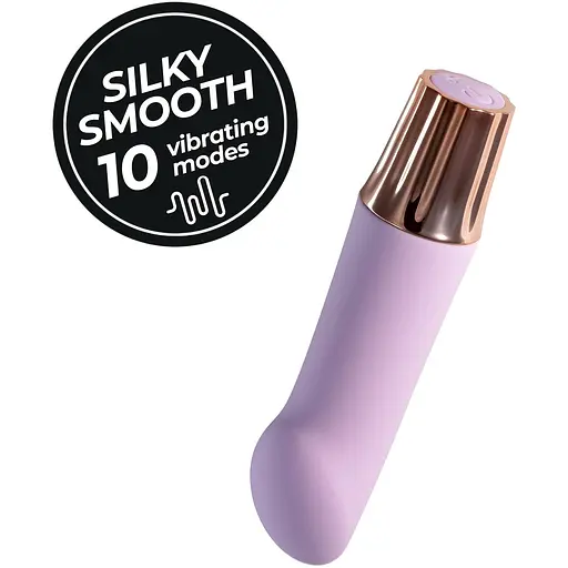 Міні-вібратор Crushious Mellow Angler лавандовий 11.7 х 2.6 см - фото 6