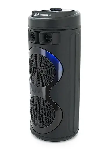 Переносна колонка караоке ZQS-6220 Bluetooth акустична система з мікрофоном та підсвічуванням 20 Вт USB Чорний - фото 8