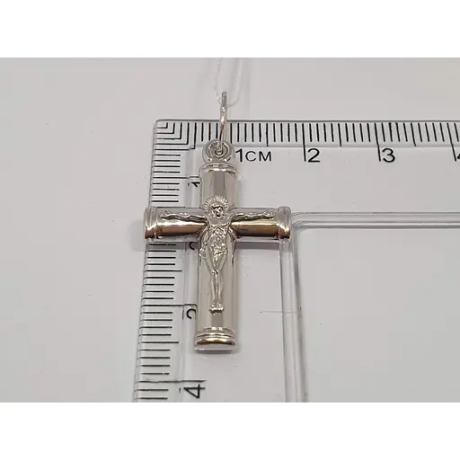 Серебряный крест Харьковская ювелирная фабрика Распятие Христа. 3592-ПР - фото 4
